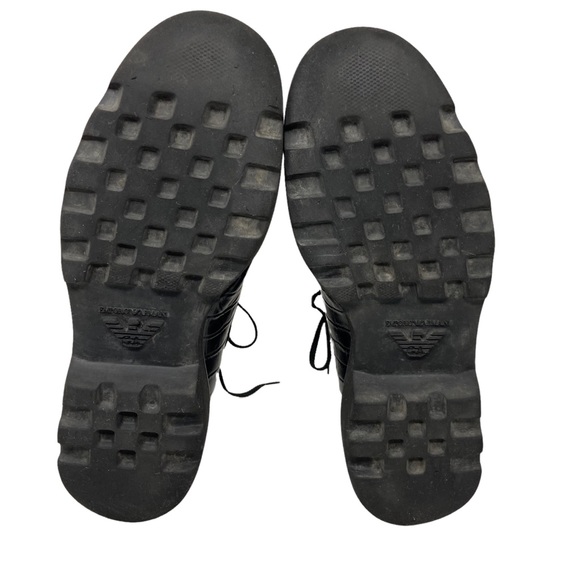 Emporio Armani Leather Boots Sz 8 - Picture 7 of 11